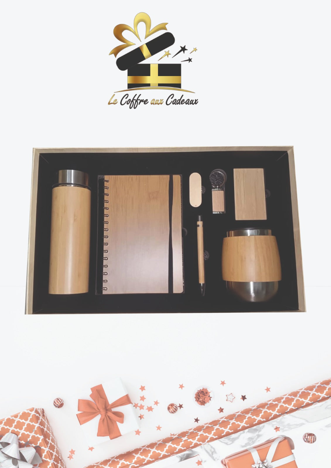 Coffret 7 pièces en bamboo